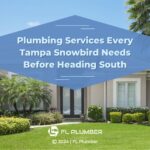 New home in Florida with healthy green grass- Plumbing Services Every Tampa Snowbird Needs Before Heading South.