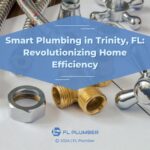 Assortment of plumbing components used by FL Plumber for home efficiency innovations via smart plumbing in Trinity, FL.