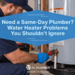 Plumber repairs residential water heater. Need a Same-Day Plumber? Water Heater Problems You Shouldn't Ignore.