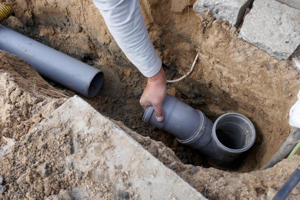 Sewer Pipe Installation